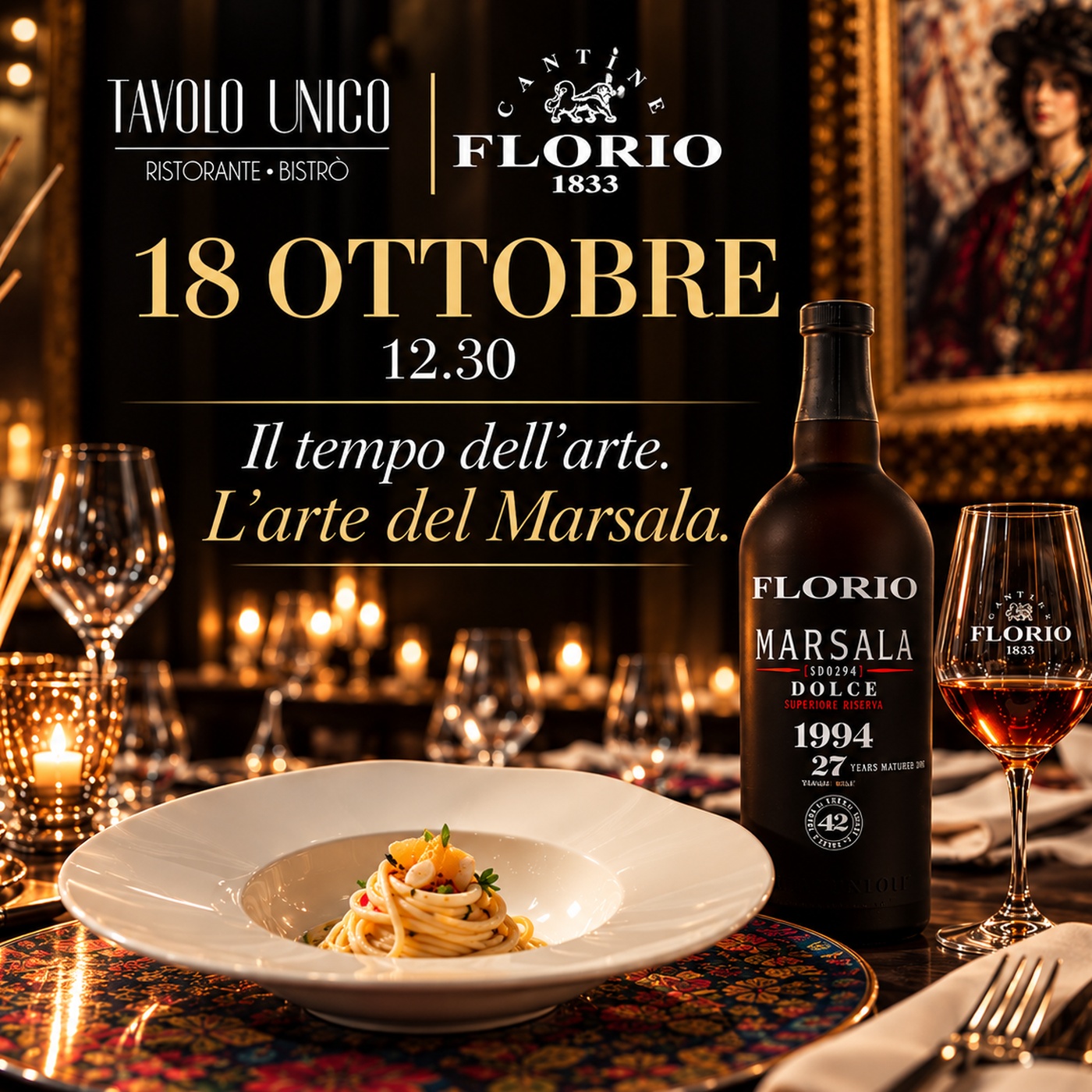 Cantine Florio e Tavolo Unico - 18 ottobre 2026