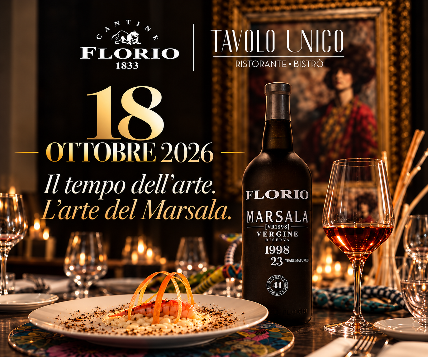 Cantine Florio e Tavolo Unico - 18 ottobre 2026